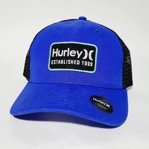 Hurley Hat Trucker Youth Size  Blue/Black  New